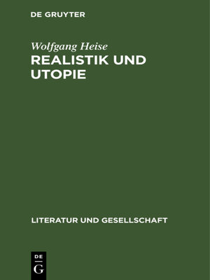 cover image of Realistik und Utopie